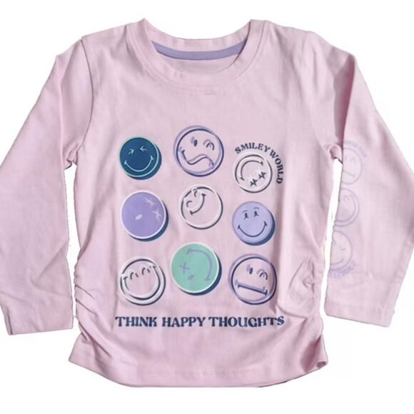 Smiley World Toddler Girls licensed Smiley World® T shirt - Picture 1 of 5
